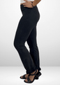 Mineral Washed Crochet Fringe Hem Pants