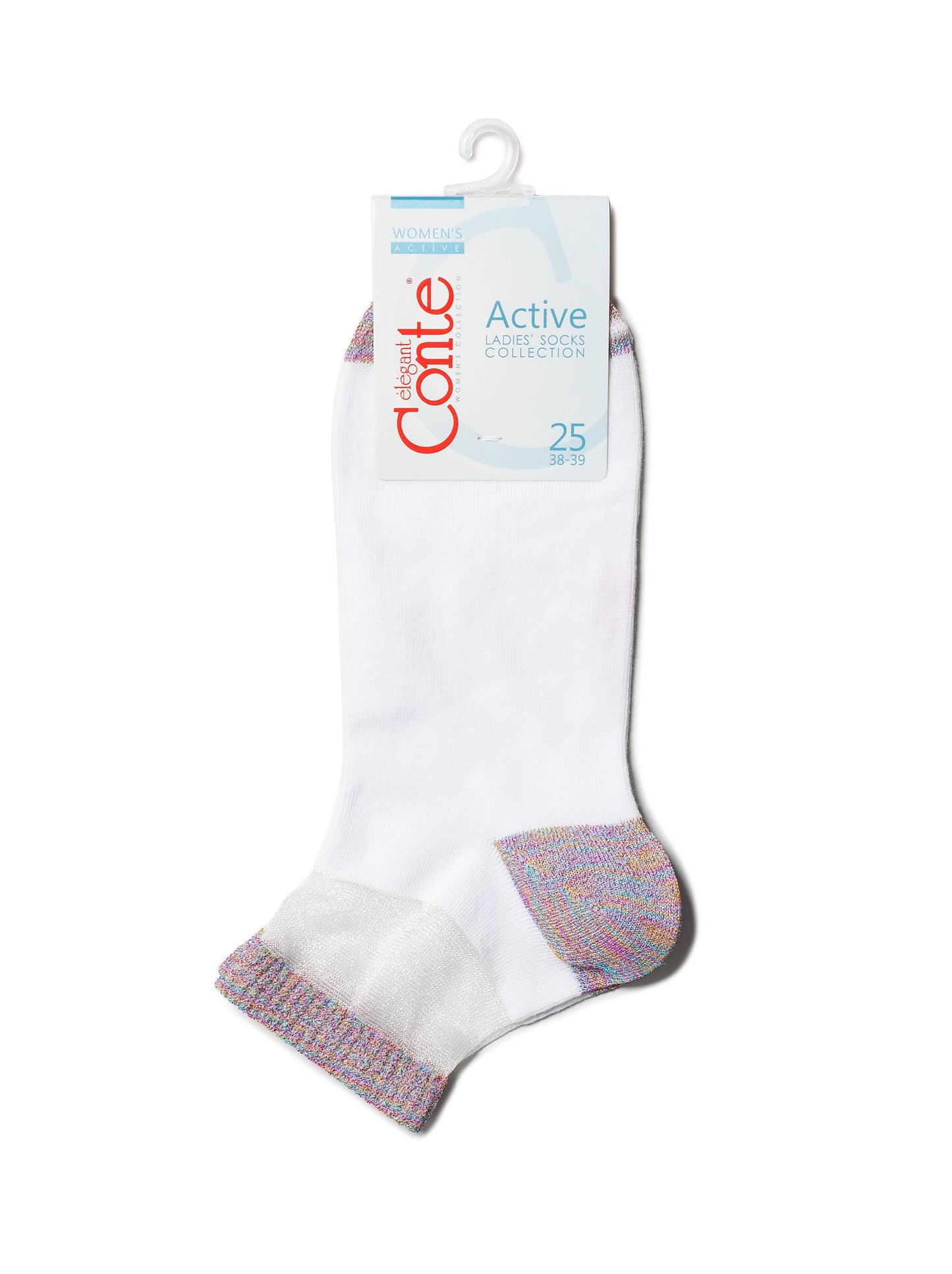 Cotton Ankle Socks Conte Active - 207 with Lurex