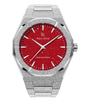 Frosted Star Dust II Silver Red