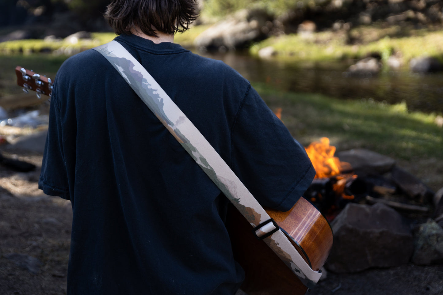 Parks in Color Guitar Strap