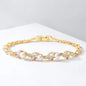 Senna - Pearl and Cubic Zirconia Bridal Bracelet - Available in Silver, Rose Gold and Yellow Gold