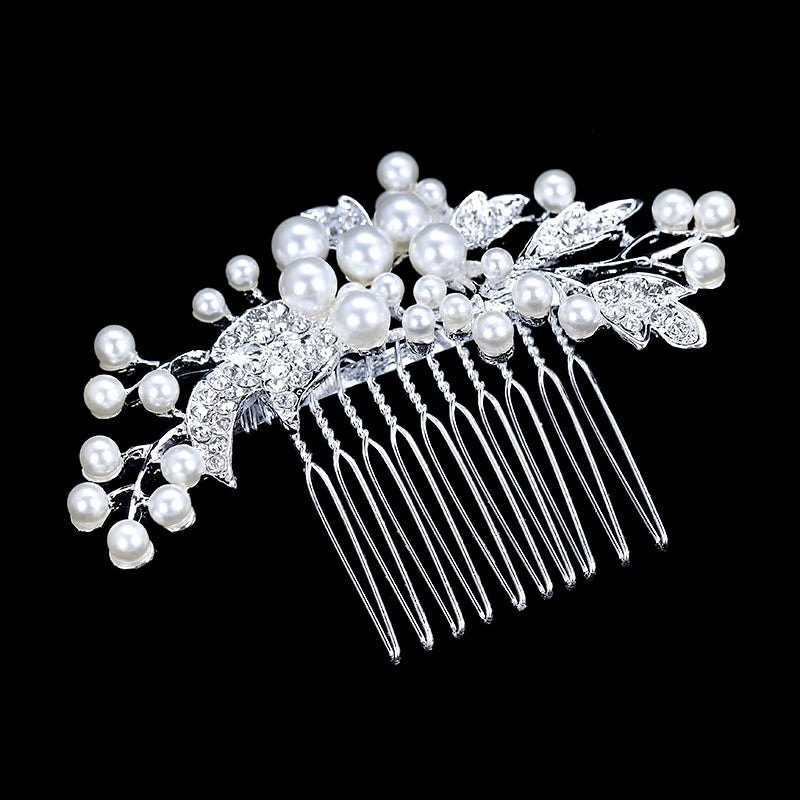 "Millie" - Pearl Bridal Hair Comb - Available in Gold and Silver