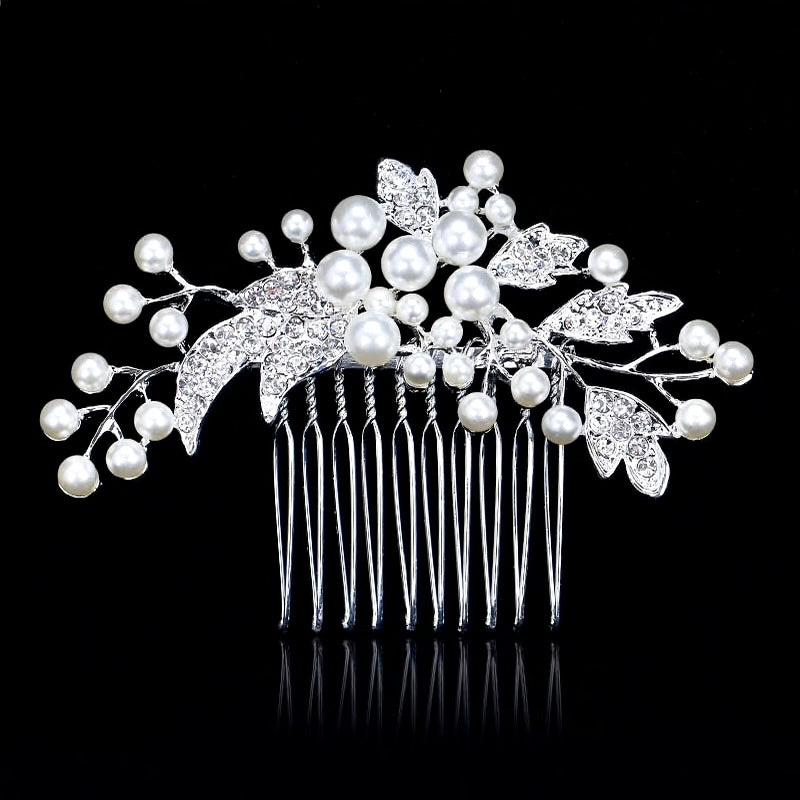 "Millie" - Pearl Bridal Hair Comb - Available in Gold and Silver