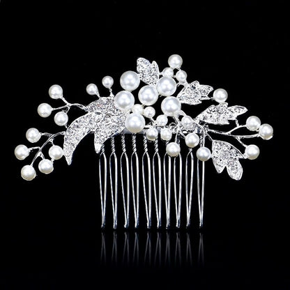 "Millie" - Pearl Bridal Hair Comb - Available in Gold and Silver