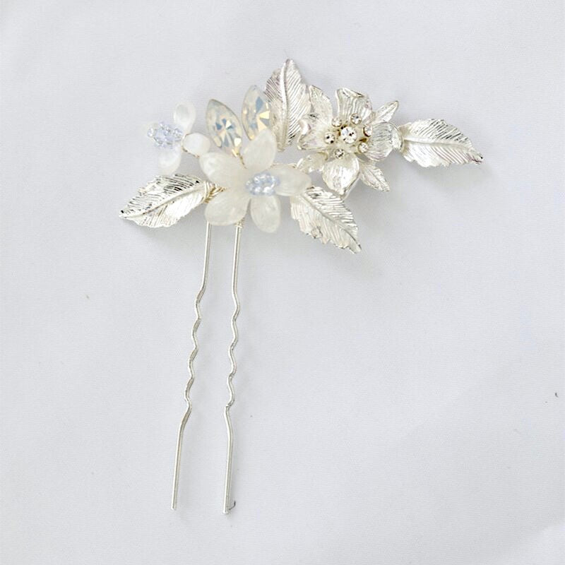 Kelsie - Opal Bridal Hair Comb and Pin Set
