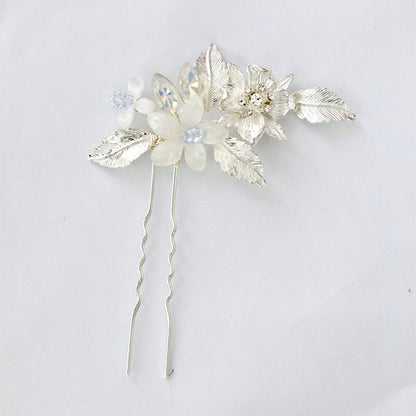 Kelsie - Opal Bridal Hair Comb and Pin Set