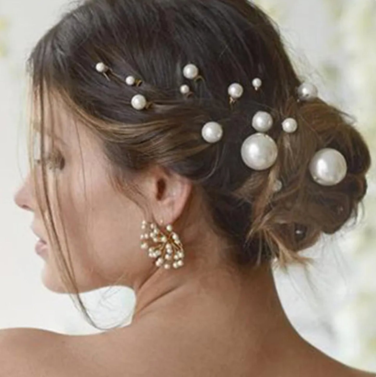 Unity - Pearl Bridal Hair Pin Set 18pcs - Available in Silver, Rose Gold and Yellow Gold