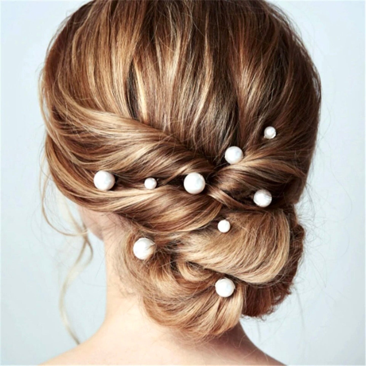 Unity - Pearl Bridal Hair Pin Set 18pcs - Available in Silver, Rose Gold and Yellow Gold