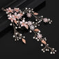 Tara - Pearl and Crystal Bridal Hair Vine - Available in Silver, Rose Gold and Yellow Gold