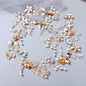 Ophelia - Pearl and Crystal Bridal Hair Vine - Available in Silver, Rose Gold and Yellow Gold