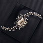 "Jeannie" - Pearl Bridal Hair Comb / Vine - Available in Silver, Rose Gold and Yellow Gold