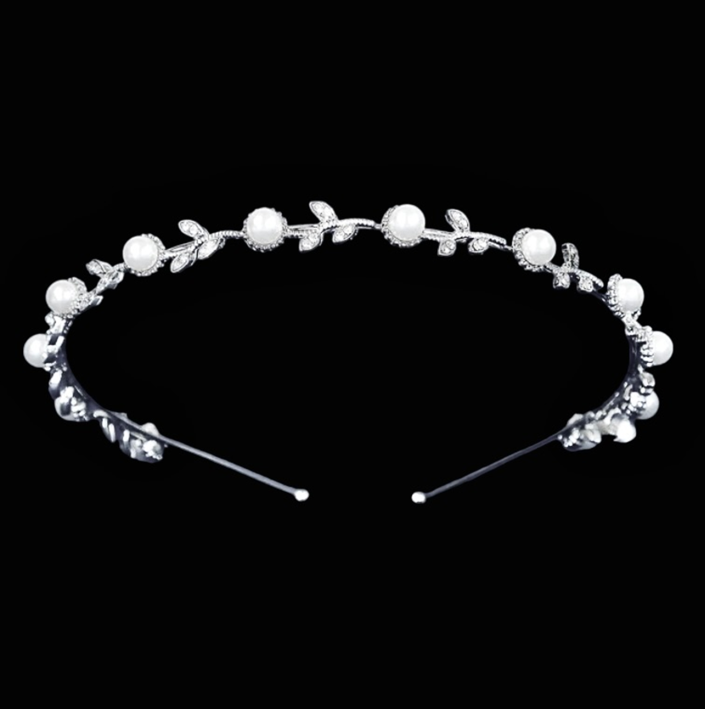 "Gigi" - Pearl and Crystal Bridal Headband