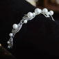 Montgomery - Pearl Bridal Headband / Tiara - Available in Silver and Gold