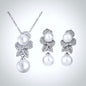 "Cambria" - Pearl Bridal Jewelry Set - Available in Gold and Silver