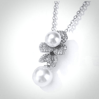 "Cambria" - Pearl Bridal Jewelry Set - Available in Gold and Silver