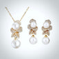 "Cambria" - Pearl Bridal Jewelry Set - Available in Gold and Silver
