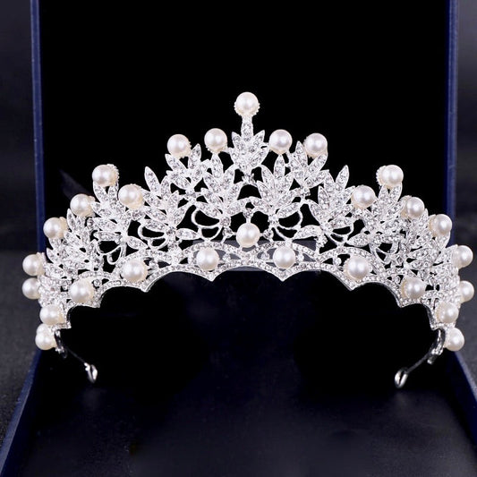 Tosca - Pearl and Crystal Bridal Tiara