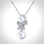 Cambria - Pearl Bridal Necklace - Available in Gold and Silver