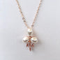 Adonna - Pearl Bridal Necklace - Available in Silver, Rose Gold and Yellow Gold