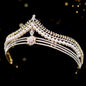 Reagan - Pearl and Crystal Bridal Tiara - Available in Gold and Silver