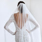 Auburn - Pearl Wedding Veil - Cathedral Length