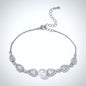 Roslyn - Pearl and Cubic Zirconia Bridal Bracelet - Available in Rose Gold, Silver and Yellow Gold
