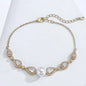 Roslyn - Pearl and Cubic Zirconia Bridal Bracelet - Available in Rose Gold, Silver and Yellow Gold