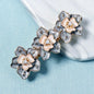 "Minnie" - Pearl Enameled Hair Clip / Barrette
