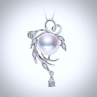 "Casablanca" - Freshwater Pearl and Sterling Silver Bridal Necklace