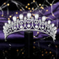Myla - Pearl and Crystal Bridal Tiara - Available in Yellow Gold and Silver