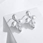 Adonna - Pearl and Cubic Zirconia Bridal Earrings - Available in Silver, Rose Gold and Yellow Gold