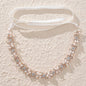 "Trixie" - Pearl and Crystal Bridal Headband - Available in Silver and Rose Gold