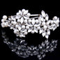 Cornelia - Silver Pearl and Crystal Bridal Side-Headband