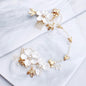 Kathia - Gold Pearl and Crystal Bridal Headband