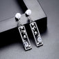 Trina - Pearl and Cubic Zirconia Bridal Earrings