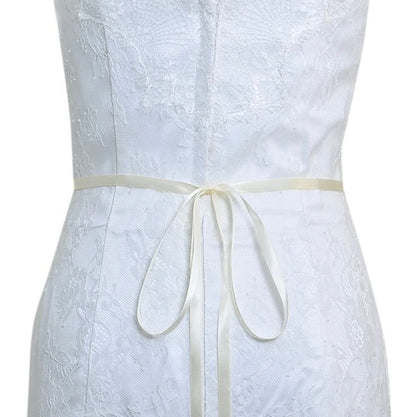 Arya - Pearl and Crystal Bridal Belt - Available in Silver, Rose Gold and Yellow Gold