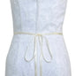 Arya - Pearl and Crystal Bridal Belt - Available in Silver, Rose Gold and Yellow Gold