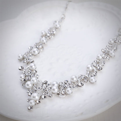 Graciela - Pearl and Crystal Bridal Jewelry Set
