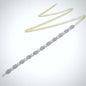 Lennon - Silver Pearl and Crystal Bridal Belt/Sash