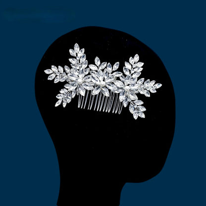 "Augustine" - Pearl and Crystal Bridal Hair Comb