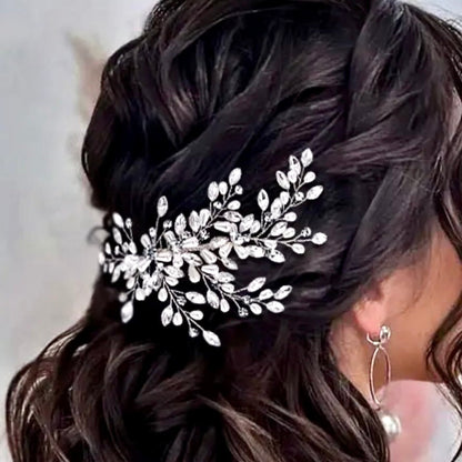 "Amandalee" - Pearl and Crystal Bridal Hair Comb