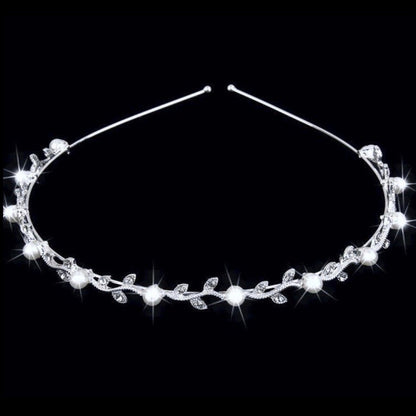 "Gigi" - Pearl and Crystal Bridal Headband