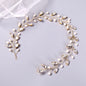 "Lyla" - Pearl and Crystal Bridal Headband / Vine - Available in Rose Gold, Silver and Yellow Gold
