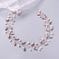 "Lyla" - Pearl and Crystal Bridal Headband / Vine - Available in Rose Gold, Silver and Yellow Gold