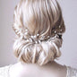 "Lyla" - Pearl and Crystal Bridal Headband / Vine - Available in Rose Gold, Silver and Yellow Gold