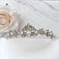 "Naomi" - Pearl and Crystal Bridal Jewelry Set With Tiara