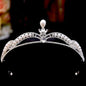 Freya - Pearl and Crystal Bridal Tiara - Available in Gold and Silver