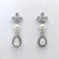 Keani - Pearl and Opal Bridal Earrings