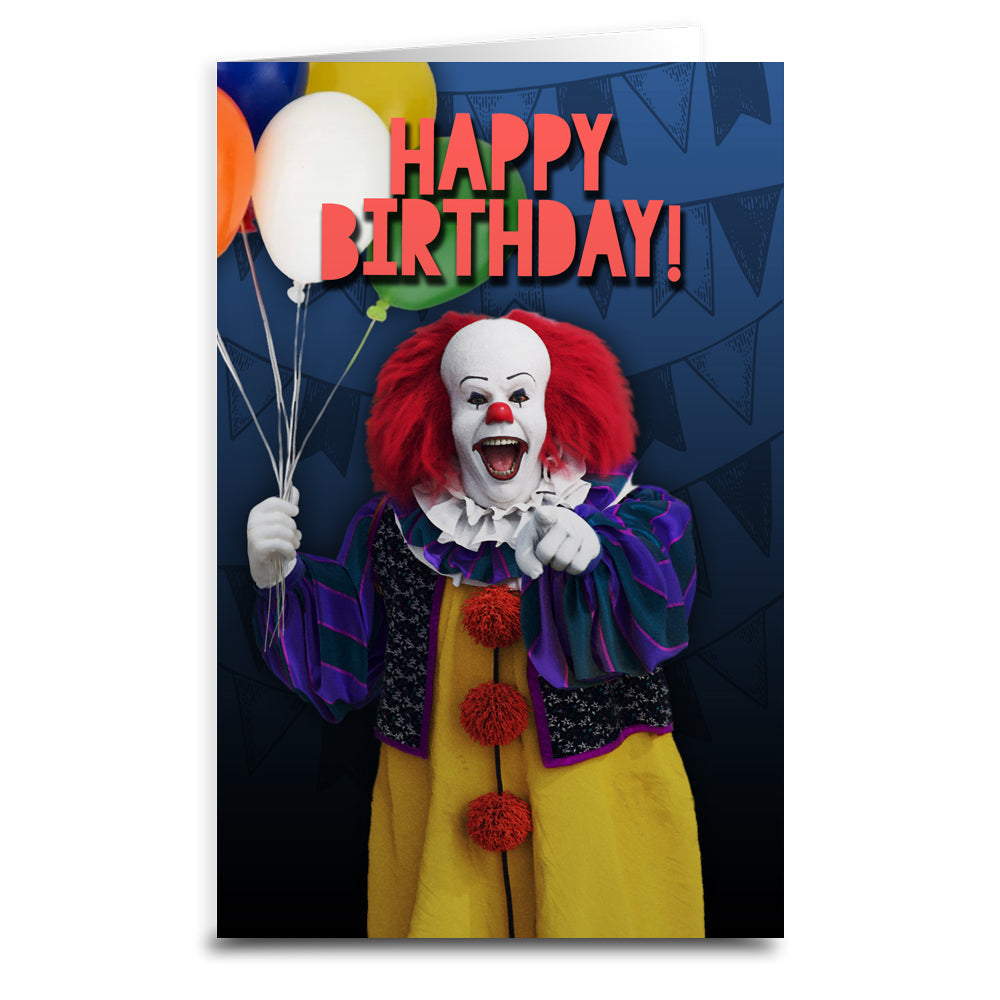 Pennywise Happy Birthday Card