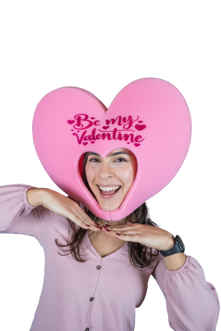 Pink Heart Valentine's Day Hat